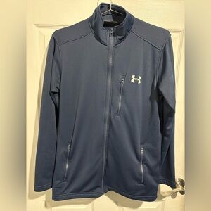 Under Armour Men's Navy Performance Jacket S Small track jacket # 117
